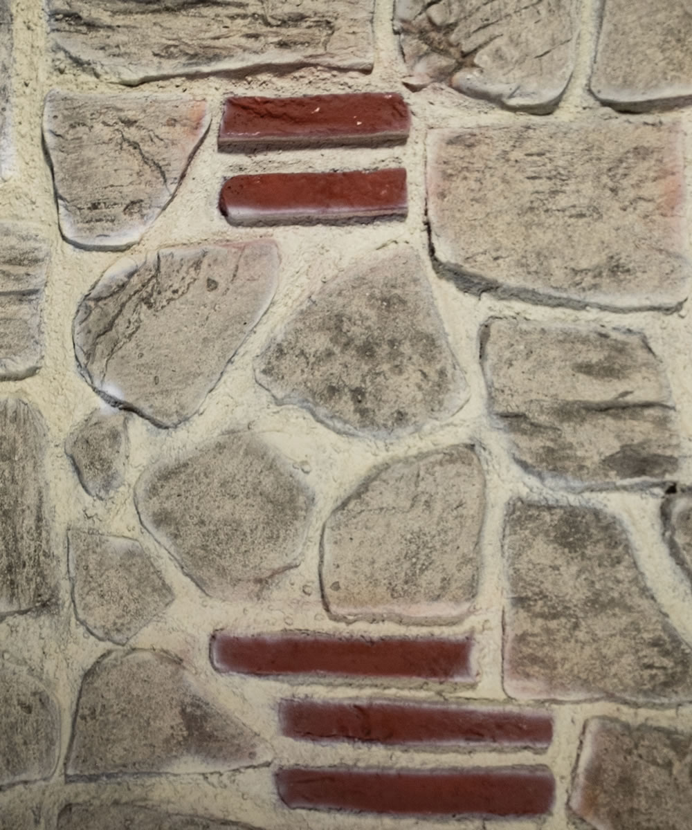 Fiber Stone Panel Duvar Kaplama Zena Forte fiberglass panel, fiber taş panel, fiberglass taş panel, fiberglass taş panel duvar kaplama, fiber taş panel duvar kaplama, fiber duvar kaplama, fiber panel duvar kaplama, taş kaplama modeli derzli, açık gri taşlar ve bordo tuğla